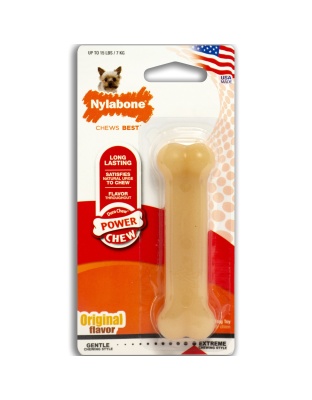 Nylabone Power Chew Dog Toy Original 1ea/XS/Petite - Up To 15 lb