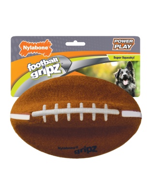 Nylabone Power Play Dog Football Gripz 1ea/Large/Giant - Up To 50 lb
