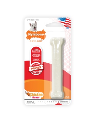 Nylabone Power Chew Dog Toy Chicken 1ea/SMall/Regular - Up To 25 Ibs.