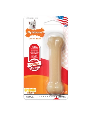 Nylabone Power Chew Dog Toy Original 1ea/SMall/Regular - Up To 25 Ibs.