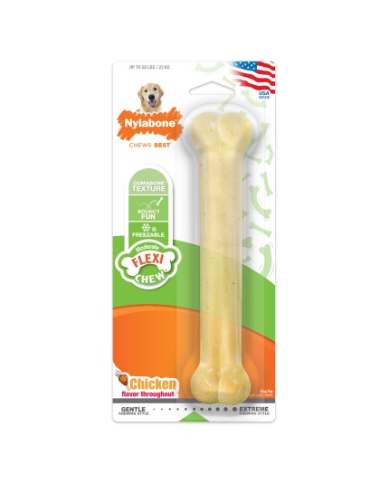 Nylabone Moderate Chew Chicken Chew Toy Chicken 1ea/Large/Giant - Up To 50 lb