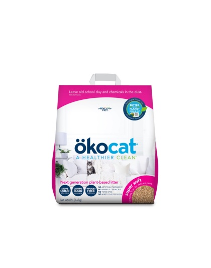 Okocat Litter Super Soft Clumping Wood Cat Litter 1ea/8 lb