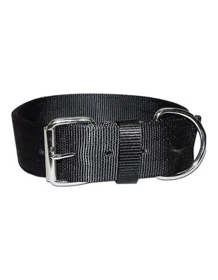 Omni Pet Bravo 2 Ply Nylon Dog Collar Black 2 x 25in.