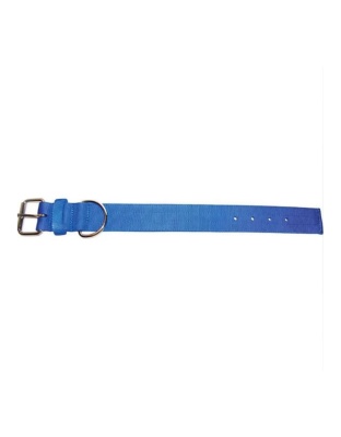 Omni Pet Bravo 2 Ply Nylon Dog Collar Blue  2 x 27in.