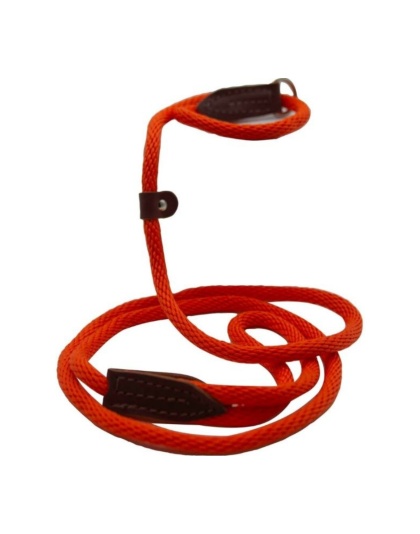 Omni Pet British Slip Loop Rope Leads For Dogs Orange 6ft.