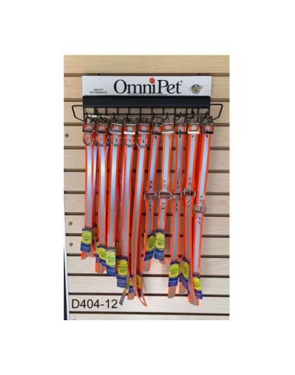 Omni Pet Sunglo Reflective Dog Collar Display Assorted 30 Pc