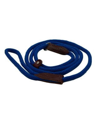 Omni Pet British Slip Loop Rope Leads For Dogs Blue 6ft.