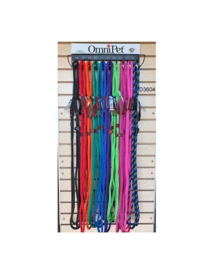 Omni Pet British Rope Lead Display Assorted 30 Pc