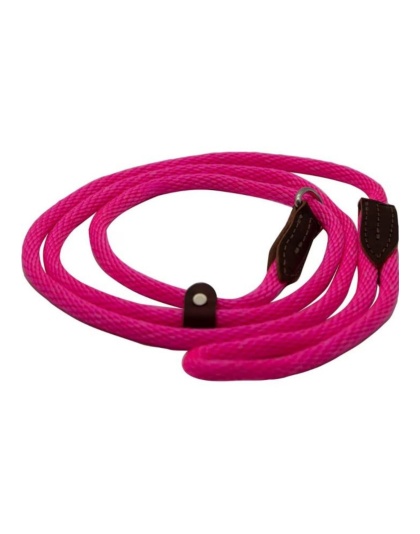 Omni Pet British Slip Loop Rope Leads For Dogs Hot Pink