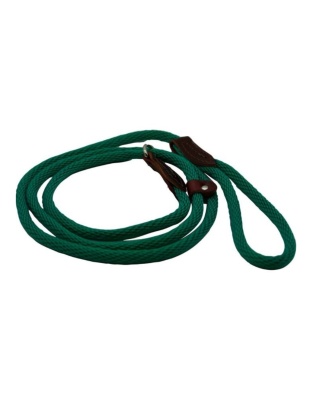 Omni Pet British Slip Loop Rope Leads For Dogs Green 6ft.