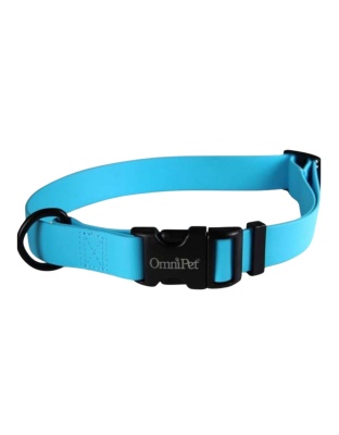 Omni Pet Carnival Biothane Dog Collar Light Blue 1 x 18 x 26in.