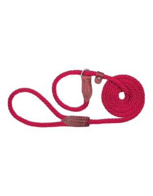 Omni Pet British Slip Loop Rope Leads For Dogs Red 6ft.