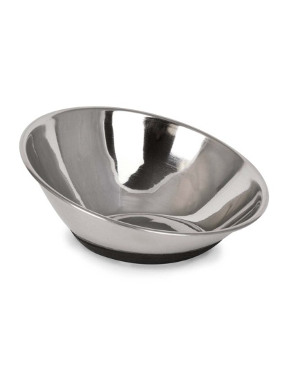 OurPets Tilt-a-Bowl Silver 1ea/SM