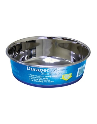 OurPets Premium Stainless Steel Dog Bowl Silver 1ea/3 qt