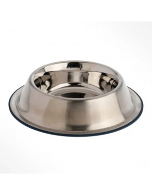 OurPets Premium Stainless Steel Non-Tip Dog Bowl 1ea/MD