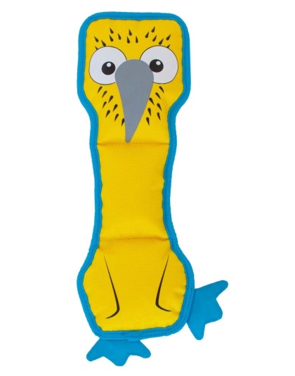 Outward Hound Invincibles Fire Dog Toy Biterz Blue Footed Boobie 1ea/MD