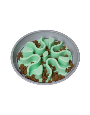 Outward Hound Fun Feeder Wobble Slo-Bowl Dog Bowl Mint, 1ea/20oz.