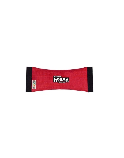 Outward Hound Fire Hose Sqeek N Fetch Dog Toy Red 1ea/MD
