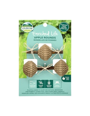 Oxbow Animal Health Enriched Life Apple Rounds Small Animal Chew 1ea/One Size