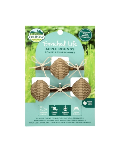 Oxbow Animal Health Enriched Life Apple Rounds Small Animal Chew 1ea/One Size