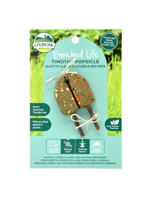 Oxbow Animal Health Enriched Life Timothy Popsicle Small Animal Chew 1ea/One Size