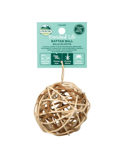 Oxbow Animal Health Enriched Life Rattan Ball Small Animal Toy 1ea/One Size