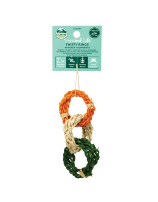 Oxbow Animal Health Enriched Life Twisty Rings Small Animal Toy 1ea/One Size