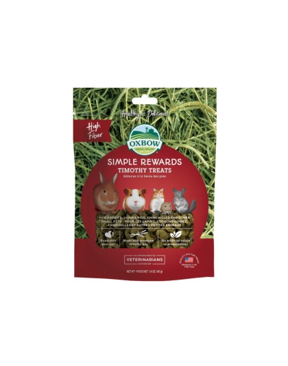 Oxbow Animal Health Simple Rewards High Fiber Timothy Small Animal Treats 1ea/1.4 oz