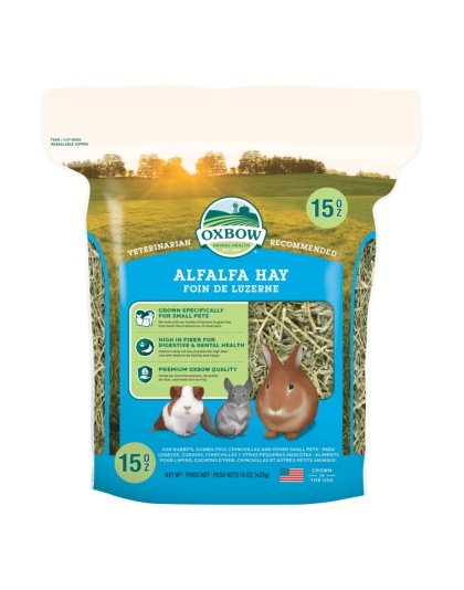 Oxbow Animal Health Alfalfa Hay Small Animal Treat 1ea/15 oz