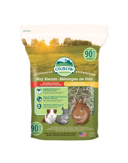 Oxbow Animal Health Hay Blends Western Timothy & Orchard Grass Hay Blends 1ea/90 oz