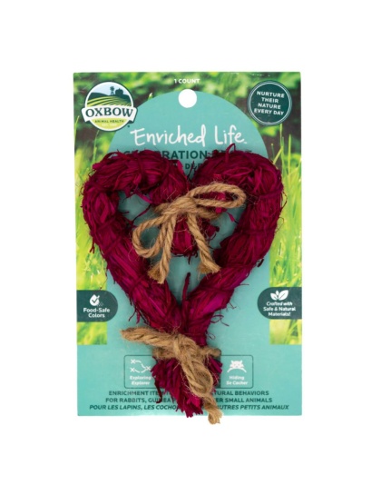 Oxbow Animal Health Enriched Life Celebration Heart Small Animal Chew Toy 1ea/One Size