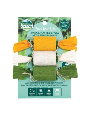 Oxbow Animal Health Enriched Life Shake, Rattle & Roll Small Animal Toy 1ea/One Size