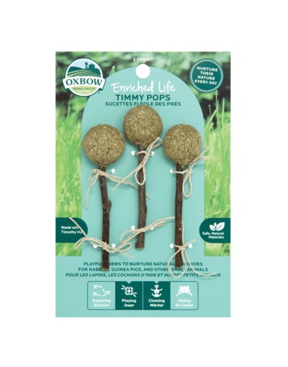 Oxbow Animal Health Enriched Life Timmy Pops Small Animal Toy 1ea/One Size