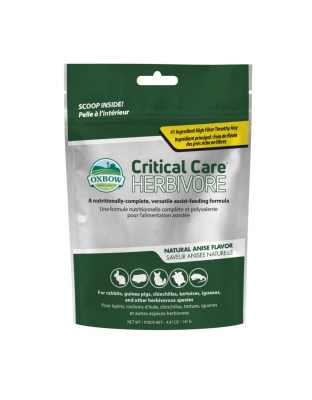 Oxbow Animal Health Critical Care Herbivore Feeding Formula 141g, Anise, 1ea/4.97oz.