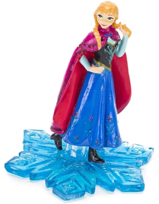 Disney Frozen Anna Resin Ornament Blue/Pink 1ea/4.5 in, LG