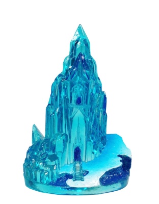 Disney Frozen Ice Castle Resin Ornament Blue 1ea/2.5 in, Mini