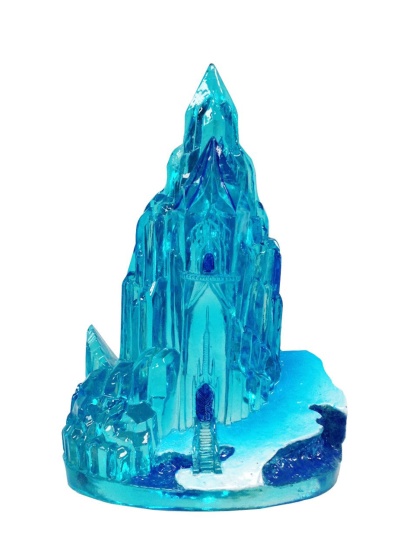 Disney Frozen Ice Castle Resin Ornament Blue 1ea/2.5 in, Mini