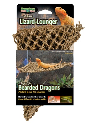 Penn-Plax Corner Lizard Lounger Climbing & Resting Mat Brown 1ea/15In X 8 in, SM