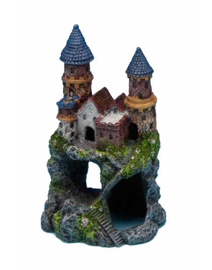 Penn-Plax Enchanted Castle Aquarium Ornament Multi-Color 1ea/5 in, SM