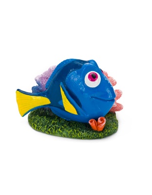 Disney Dory with Coral Aquarium Statue Blue, Green, Pink 1ea/1.5 in, Mini