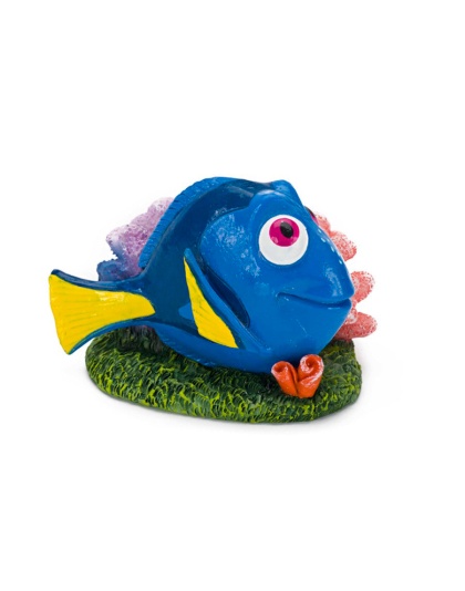 Disney Dory with Coral Aquarium Statue Blue, Green, Pink 1ea/1.5 in, Mini