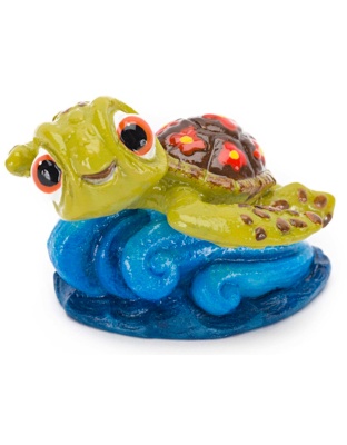 Disney Squirt Aquarium Statue Green, Brown, Blue 1ea/1.25 in, Mini