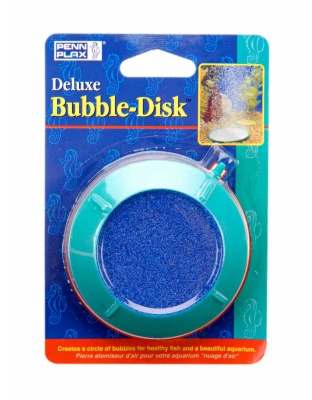 Penn-Plax Deluxe Bubble-Disk Air Stone Green/Blue 1ea/3 in, SM