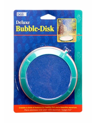Penn-Plax Deluxe Bubble-Disk Air Stone Green/Blue 1ea/5 in, LG