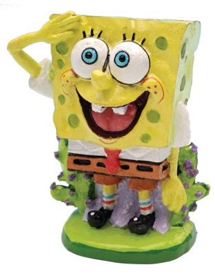 SpongeBob Square Pants Aquarium Ornament Multi-Color 1ea/2 in, Mini