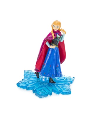 Disney Frozen Anna Resin Ornament Blue/Pink 1ea/2.5 in, Mini