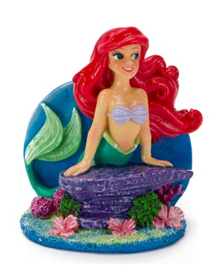 Disney Ariel Stretching on Rock Aquarium Ornament Multi-Color 1ea/3.25 in, MD