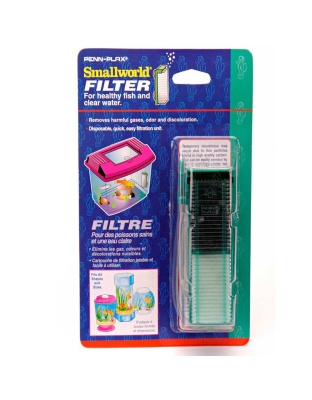 Penn-Plax Smallworld Water Filter Green 1ea