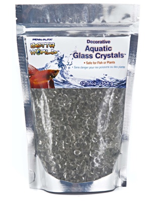 Penn-Plax Betta World Aquatic Glass Crystal DÃ©cor White 1ea/12.5 oz