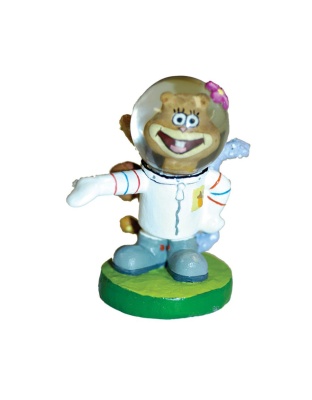 SpongeBob Sandy Aquarium Ornament Multi-Color 1ea/2 in, Mini